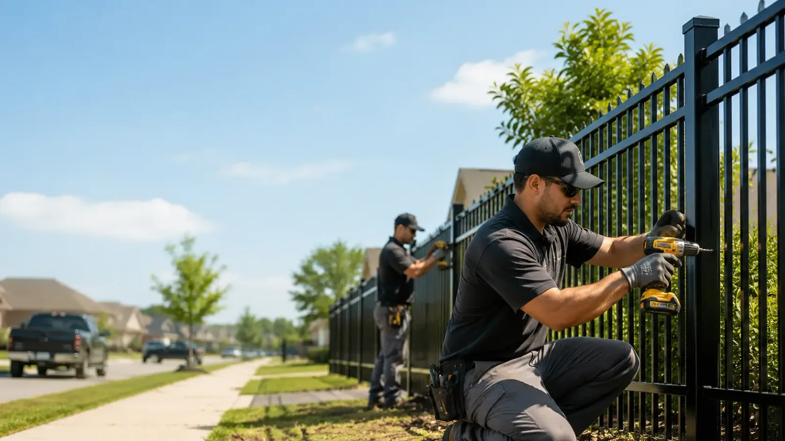 Metal Fence Installation in Huntsville, AL